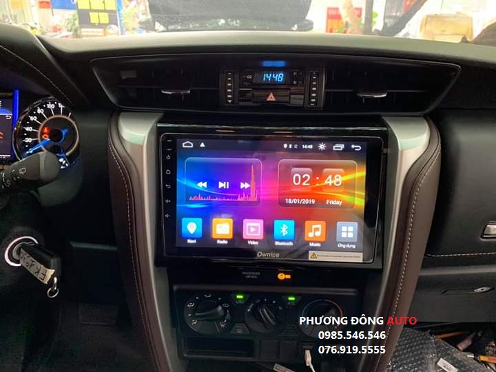 DVD Android theo xe Toyota FORTUNER 2019...