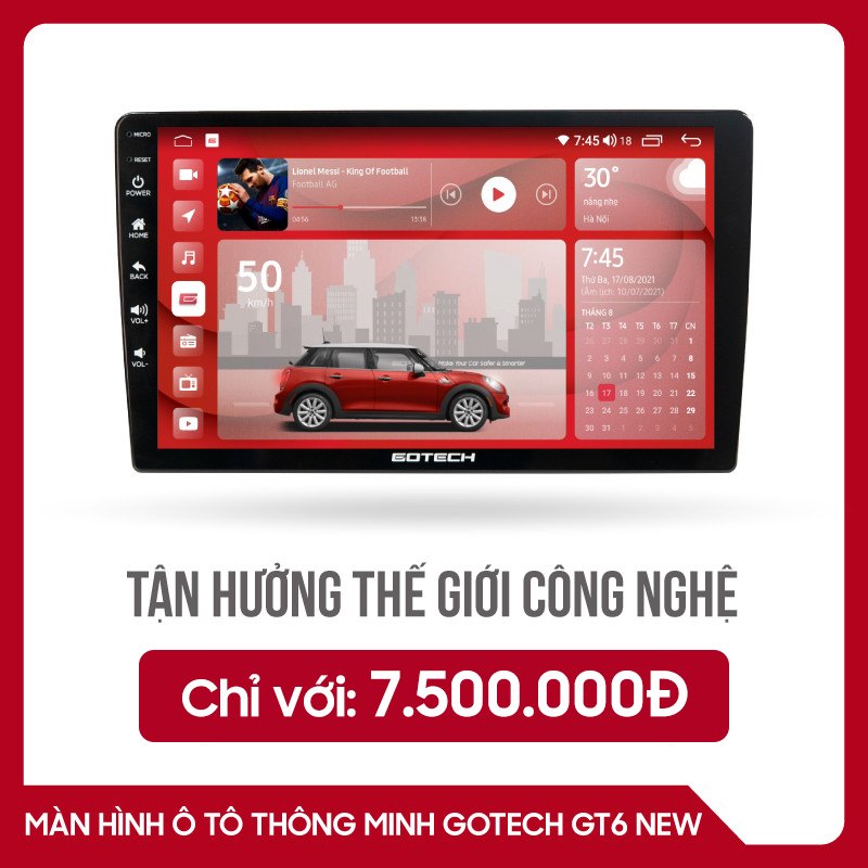 Màn android cho Kia Seltos tốt nhất – Gotech GT8 Max