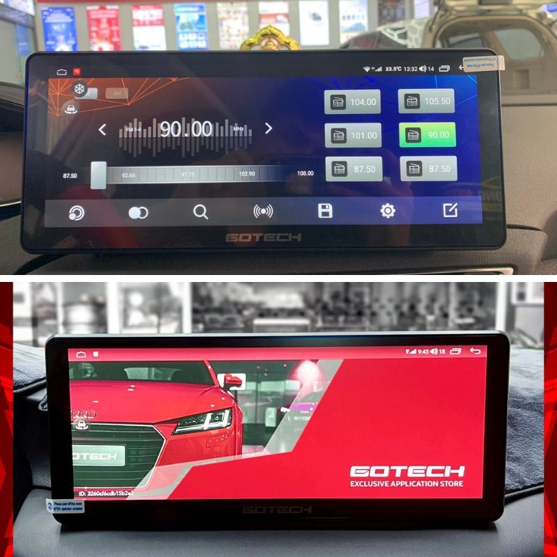 Màn hình GOTECH 12,3in thế hệ mới hình ả...