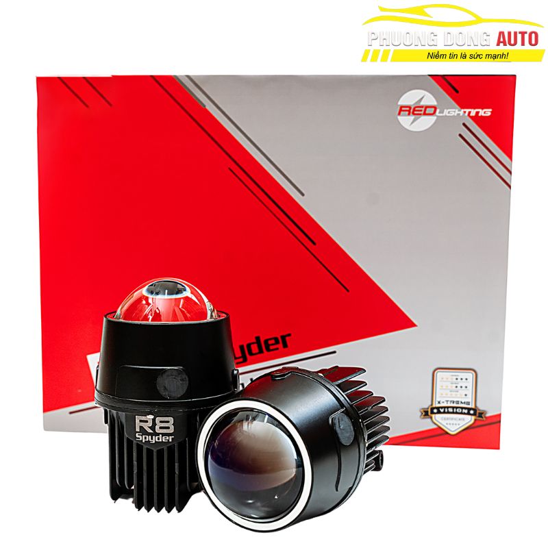 Bi gầm Red Lighting R8 Spyder ánh sáng ưu việt