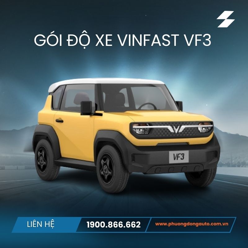 Các Gói Độ Cho Xe Vinfast VF3 Chỉ Từ Hơn...