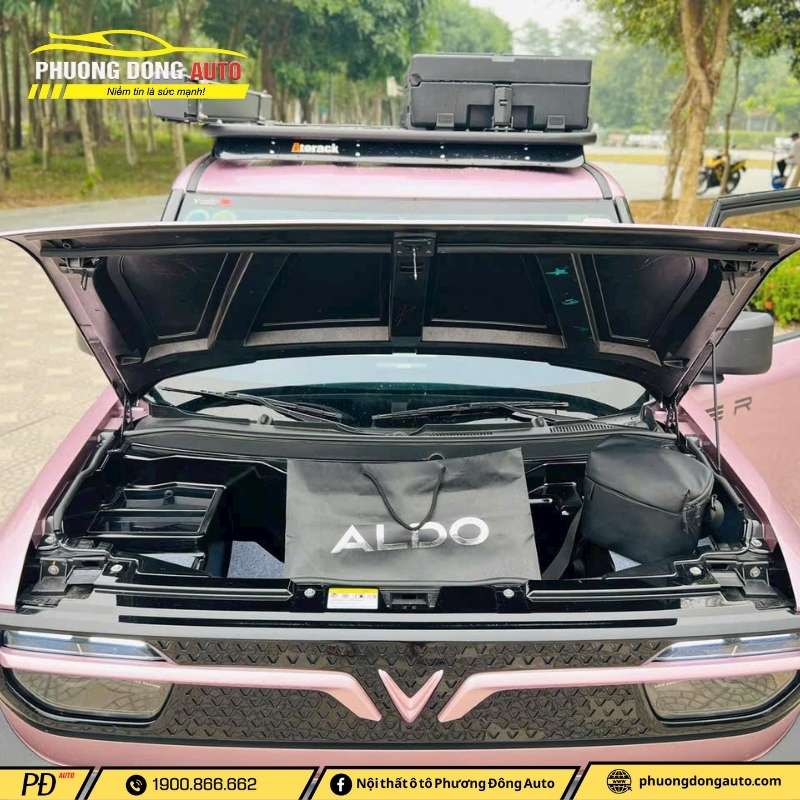 Độ cốp trước Vinfast VF3 tiện ích, rộng ...