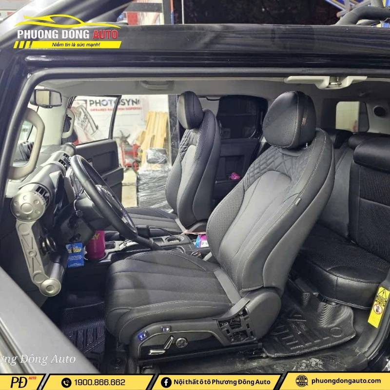 Độ ghế chỉnh điện Toyota Land Cruiser: L...