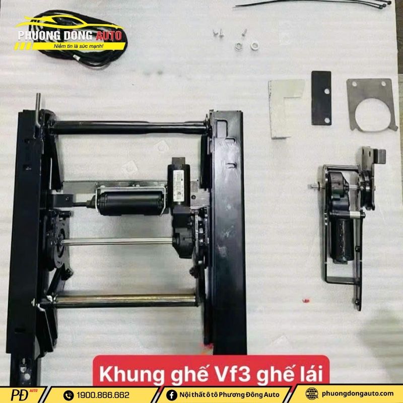 Bộ path ghế chỉnh điện Vinfast VF3 - Nân...