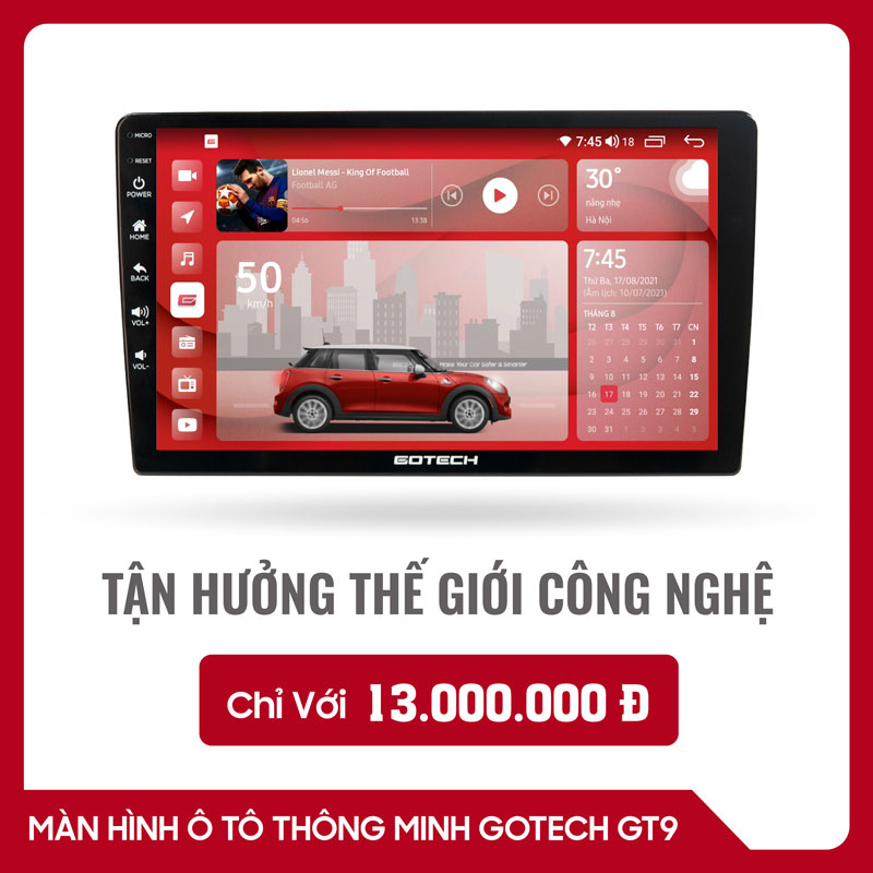 Màn android cho Kia Seltos tốt nhất – Gotech GT8 Max