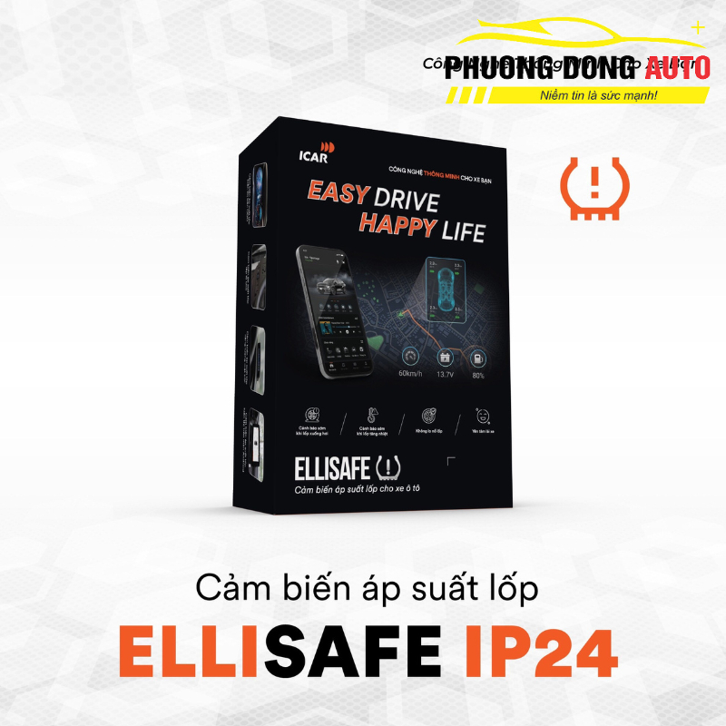 Cảm biến áp suất lốp Elliview IP24 bảng ...