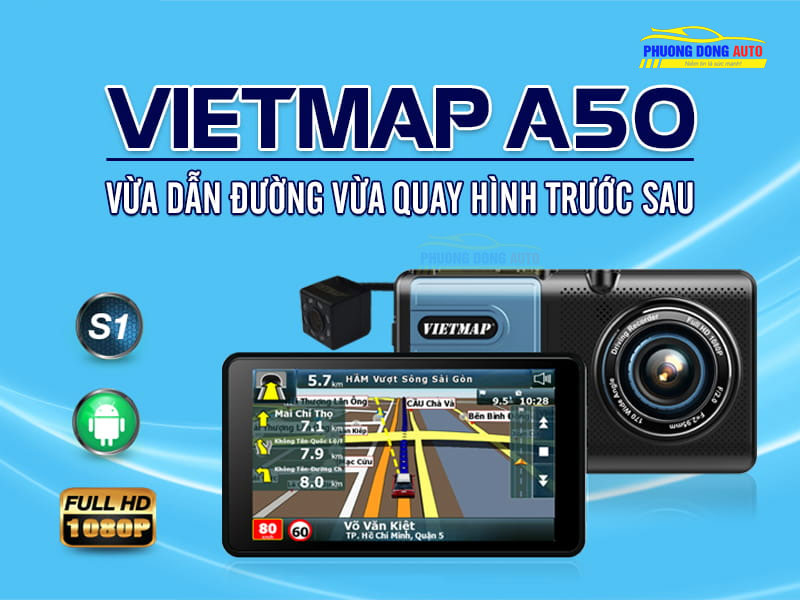 Camera hành trình vietmap A50 hỗ trợ ghi...