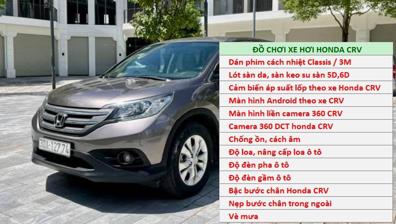 Đồ chơi xe hơi Honda CRV