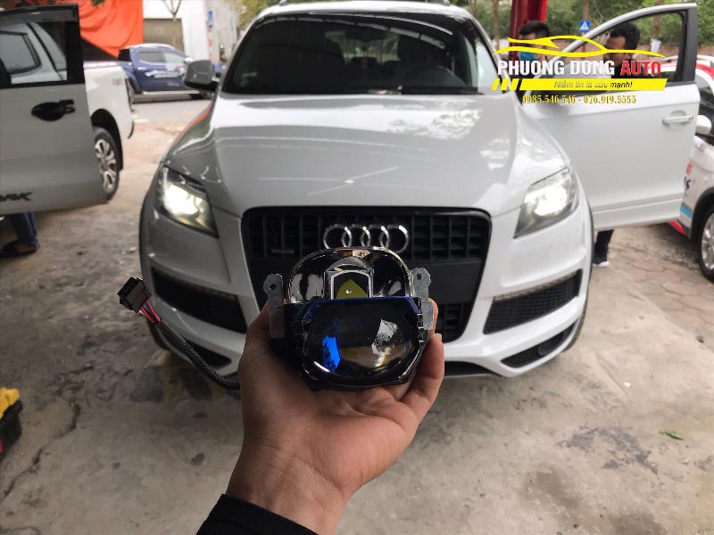 Độ đèn Audi Q7 Cực chất với bi Laser Tir...