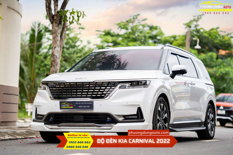 Độ đèn Kia Carnival 2022 chính hãng...