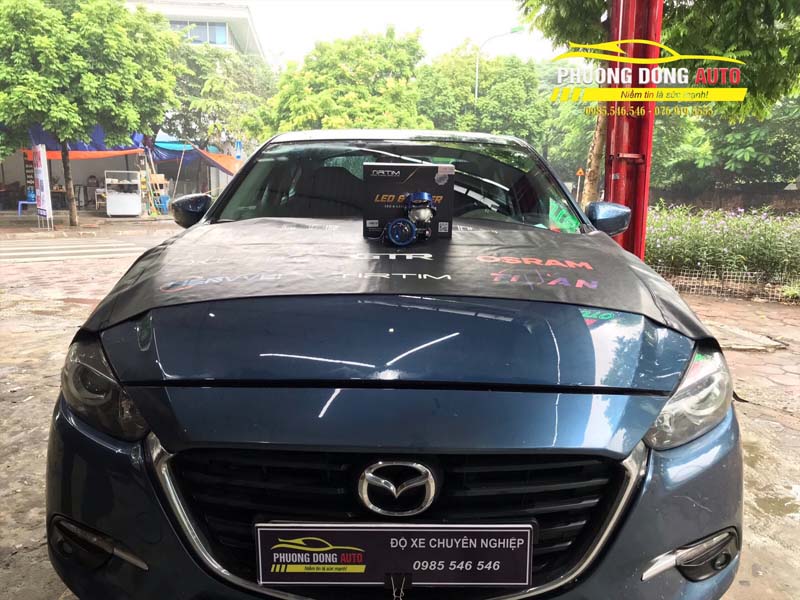 Độ đèn Mazda 3 bi pha led chính hãng cực...