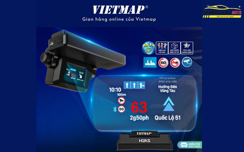 Lắp đặt H2AS Vietmap chuyên nghiệp, uy t...