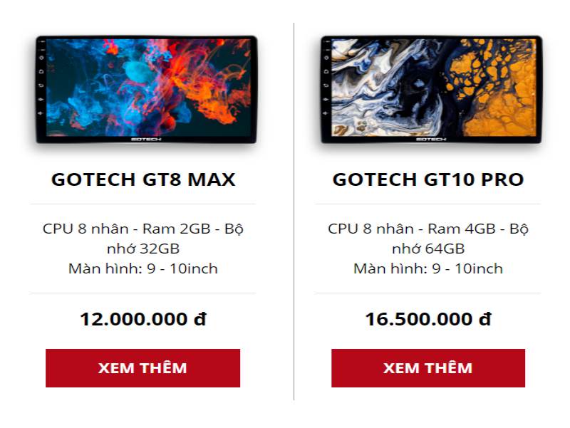 Màn android cho Kia Seltos tốt nhất – Gotech GT8 Max