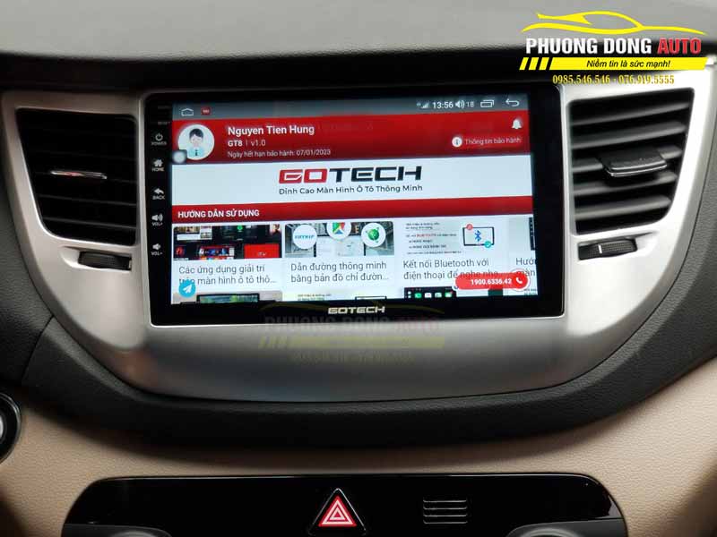 Màn hình Android Gotech Huyndai Tucson 2...