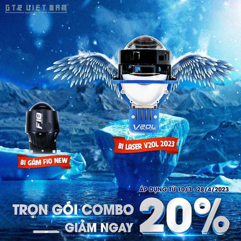 Sale sốc combo V20l và f10 giảm 20% từ 1...