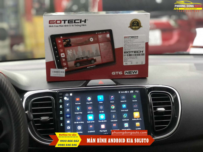 Màn android cho Kia Seltos tốt nhất – Gotech GT8 Max